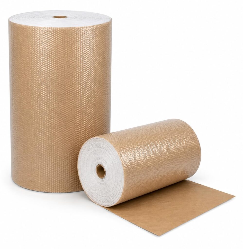bobina burbuja de papel