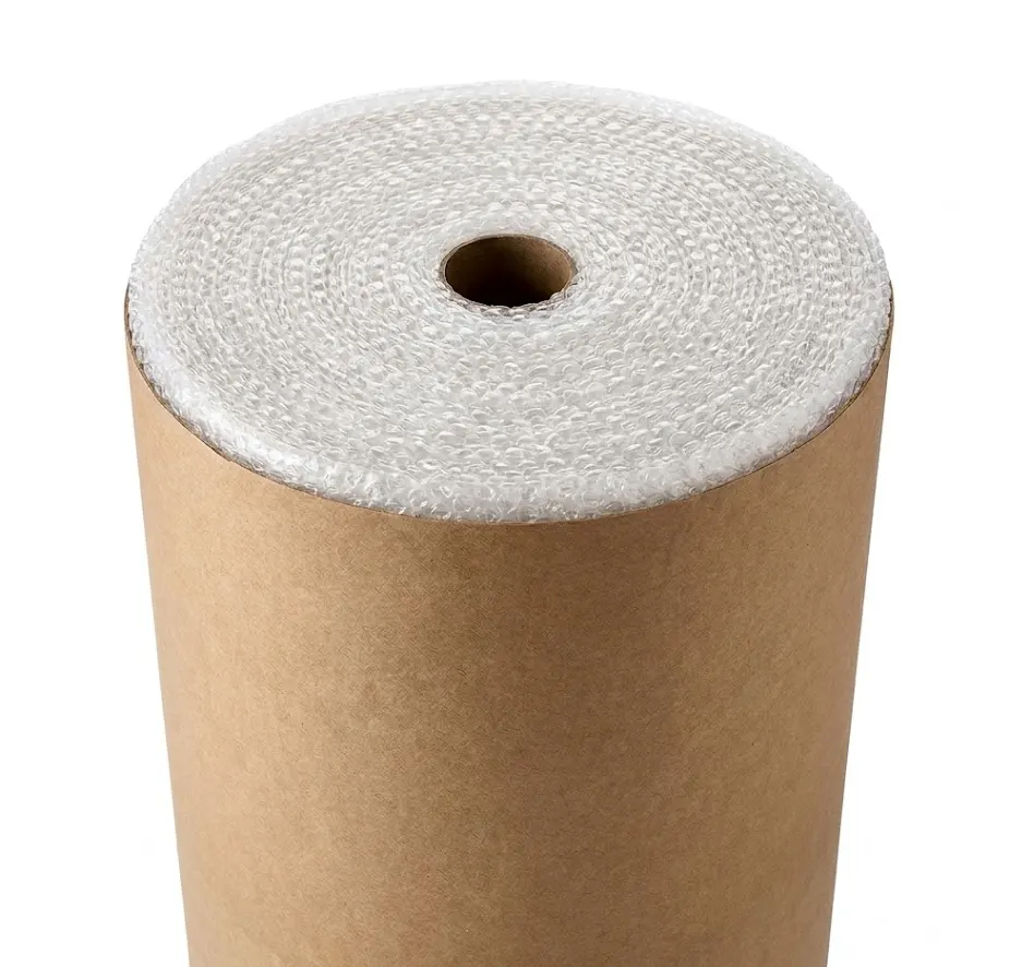 bobina burbujas con papel